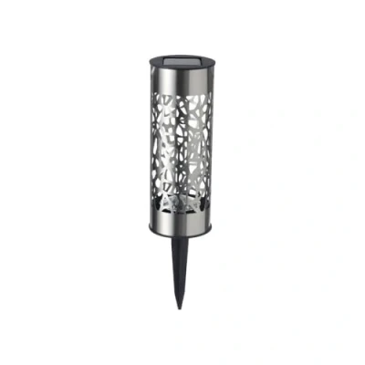 Image de Borne solaire inox GALIX G4445 a poser ou planter H28cm Blanc chaud