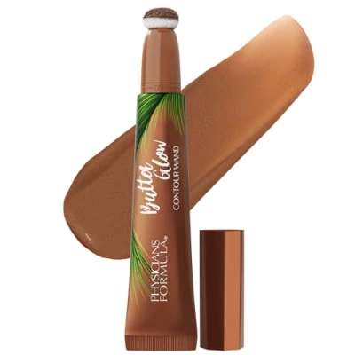 Image de Physicians Formula Butter Glow Contour Wand, Bronzeur Liquide pour une Définition Instantanée, Nourrissant et Crémeux, Application Facile, Medium Deep