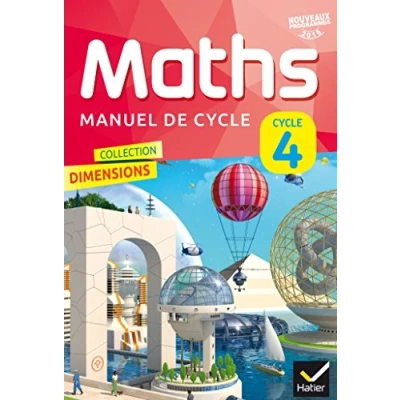 Image de Dimensions Mathématiques Cycle 4 Manuel de l&#039;élève Nouveau programme 2016 Livre d’occasion Correct