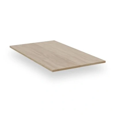 Image de blumfeldt Bearsdon Plateau de Table en Bois Durable, 120 x 80 cm, résistant aux Rayures &amp; à la Chaleur, idéal pour Salle Manger Finition pin Moderne, Style Industriel Minimaliste