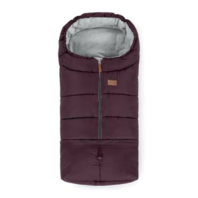 Image de Petite&amp;Mars JIBOT Gigoteuse d&#039;hiver pour poussette, buggy et siège auto Imperméable Coupe vent Mysterious Plum