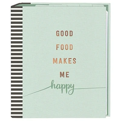 Image de Cook &amp; Style Classeur de recettes « Good Food » Format A5 Avec pochettes transparentes et À écrire soi même