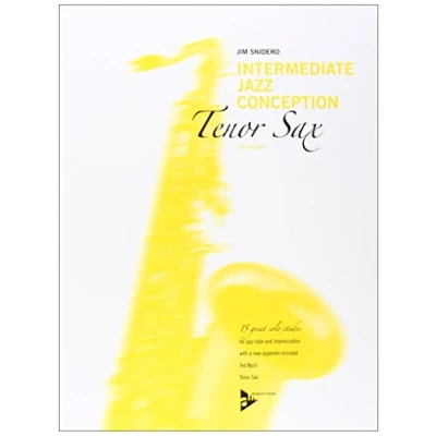 Image de Intermediate jazz conception for tenor sax saxophone +cd