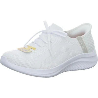 Image de Skechers Wide Fit Ultra FLEX 3.0 Baskets basses, Femme, Taille: 36, White/light gray Textile