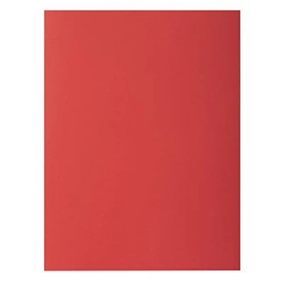 Image de Exacompta Réf. 800012E Paquet de 100 sous chemises ROCK&#039;&#039;S 80 g/m2 aux couleurs vives certifiées PEFC™ dimensions 22 x 31 cm pour format A4 couelur rouge