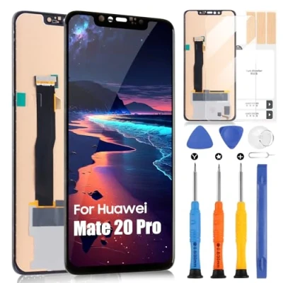 Image de Écran LCD pour Huawei Mate 20 PRO Display LYA L09 L29 6,39&quot; Affichage Remplacement Digitizer Tactile Plein Assemblée avec Réparation Kit (Sans Fingerprint