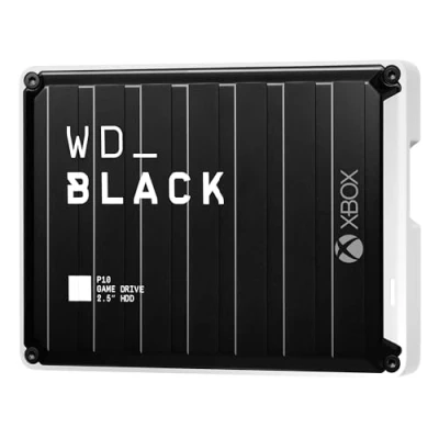 Image de WD_BLACK P10 pour Xbox 4 To, Disque dur Externe Portable, des vitesses allant jusqu&#039;à 130 Mo/s, Une abonnement d&#039;un mois au Game Pass Ultimate, Compatible avec Series XS, Noir et Blanc