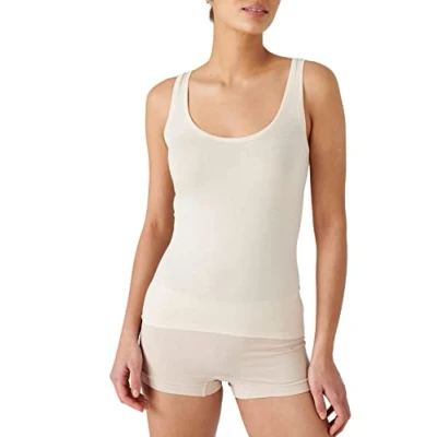 Image de Damart Invisible Caraco, Femme, Taille: Medium, Sable