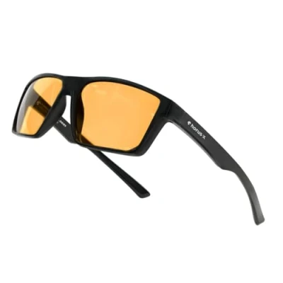 Image de Horus X ® Lunette Gaming Anti Lumiere Bleue Lunettes Ecran PC Fatigue &amp; Migraine Oculaire One Amber