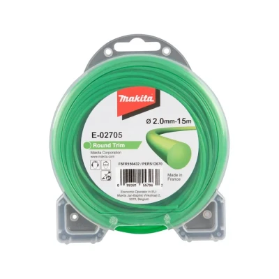 Image de MAKITA Fil rond Round Trim 2 mm x 15 m E 02705
