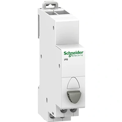 Image de Pulsador iPB 1NO 1NC simple gris