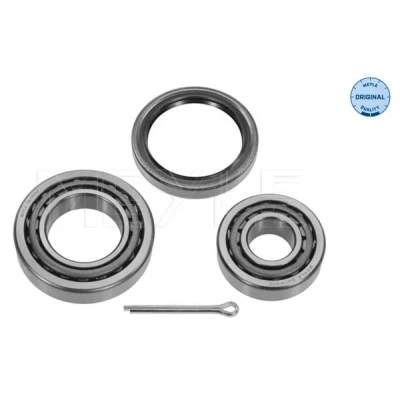 Image de MEYLE 32 14 650 0002 Kit de roulements roue des deux côtés l&#039;essieu avant avec accessoires ORIGINAL Quality 50 Roulement à rouleaux coniques