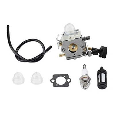 Image de Fdit Kit De Conduite Carburant Carburateur Weed Eater Carbone Pièces Coupe Bordure pour Stihl BG86 SH56C SH86C Carb ZAMA C1M S261B