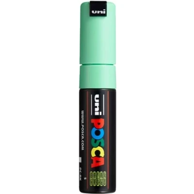 Image de Uni Ball Marqueur peinture Posca (PC 8K), vert clair largeur de trait: 8,0 mm, 1 Unité (Lot 1)