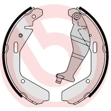Image de BREMBO S 79 502 Mâchoires De frein 200 29 avec levier à main SUZUKI: Wagon R+ II 3/5 portes, Ignis 2, I, OPEL: Agila A, SUBARU: JUSTY 3