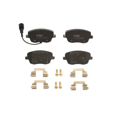 Image de TRW COTEC GDB1472 Jeu de plaquettes frein contact signal d&#039;usure inclus SKODA: Roomster, Fabia 2, I 5 portes, SEAT: Ibiza 3