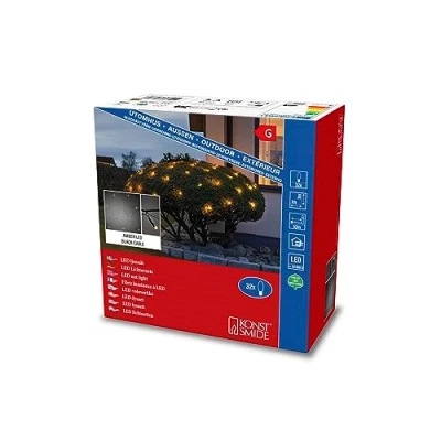 Image de Filet lumineux pour l&#039;extérieur Konstsmide 32 LED ambre Classe A 24V