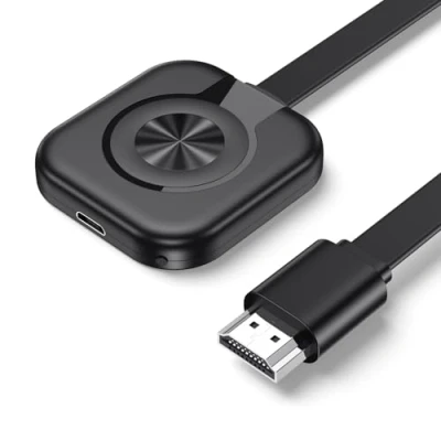 Image de Dongle HDMI sans Fil 2,4 GHz, D&#039;Affichage Miracast Récepteur WiFi 1080P Compatible avec iPhone/iPad/iOS/Android/Windows/Mac/TV/Moniteur, Prend en Charge Airplay/Miracast/DLNA