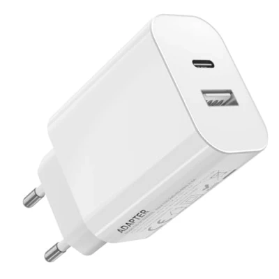 Image de Chargeur Type C Rapide, Prise USB Adaptateur Secteur Universel pour Samsung Galaxy A15 A14 A13 A05S, iPhone 16 15 14 13 12 11 Plus/Pro/Pro Max, Google, Xiaomi, Huawei Telephone Portable/Watch