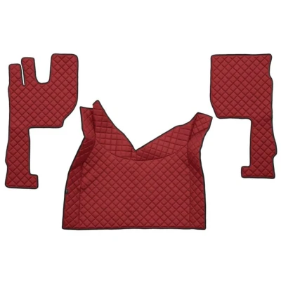 Image de F CORE FL08 RED Ensemble de tapis sol Similicuir avant 3 Rouge