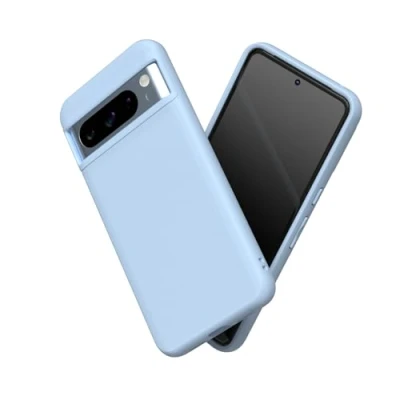 Image de RhinoShield Coque Compatible avec [Pixel 8 Pro] SolidSuit Fine Technologie d&#039;absorption des Chocs et Finition Premium Mate Bleu Glacier