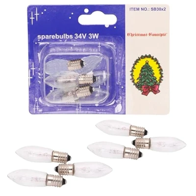 Image de Ampoule de Rechange à Visser x 3 Candlebridge