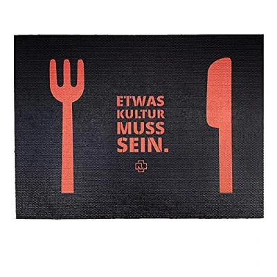 Image de Rammstein Set de Table Tischset Etwas Kultur, Produit Officiel du Groupe
