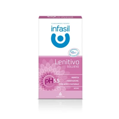 Image de Infasil Nettoyant intime Lenitivo pH Specialist avec actif naturel, nettoie délicatement et soulage la phase de sécheresse Intime, 200 ml
