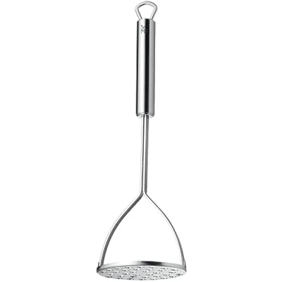Image de WMF Profi Plus Presse purée 28,5 cm, Plat et rond, Inox 18/10 Cromargan, Boucle d&#039;accroche, Compatible lave vaisselle 1871386030