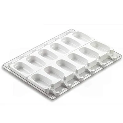 Image de Silikomart Moules à glace et gâteau sur un bâtonnet, 12 portions de 90 ml, pour faire la bâtonnet