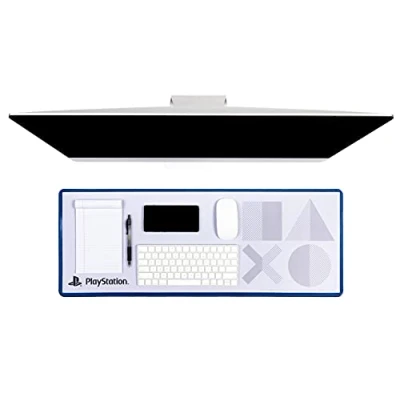 Image de Paladone sous main à icônes de Playstation 5, Décoration bureau jeu, Produit licence officielle PP8816PS Taille Unique Bleu