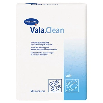 Image de Hartmann Vala Clean Gants de Toilette à Usage Unique 50 Pièces
