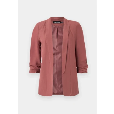 Image de Pieces Pcbosella 3/4 Blazer, Femme, Taille: Large, Apple butter