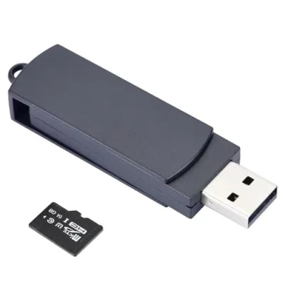 Image de Mini Dictaphones Numériques USB, 64Go Boîtier Métallique Dictaphone Portable pour Conférences Réunions Classes Interviews