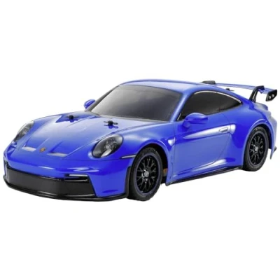 Image de TAMIYA 47496 1:10 RC Porsche 911 GT3 (992) Bleu TT 02 Voiture télécommandée, véhicule radiocommandé, modélisme, kit à Assembler, Loisirs, Bricolage, modélisme