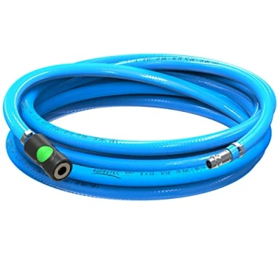 Image de AUPROTEC Tuyau à air comprimé Diamètre intérieur : 8 mm en PVC de 5 m Avec raccord sécurité Prevost S1 pour compresseur d&#039;air très flexible
