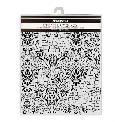 Image de Stamperia Thick Stencils for Scrapbooks, Albums, Cards, Bullet Journalling, and More, Flexible Material, Easy to Clean, Perfect Hobbies, Crafts Gifting (Master of Magic, Tapestry)