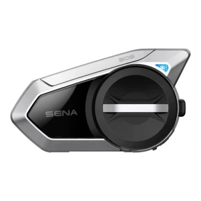 Image de SENA 50S Appareil Bluetooth à Molette pour Motos, Sound by Harman Kardon, Intercom Mesh Intégré, Haut parleurs et Microphone Premium