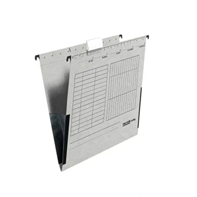 Image de Falken Réf. 80002694001F Carton de 25 dossiers suspendus A4 Gris