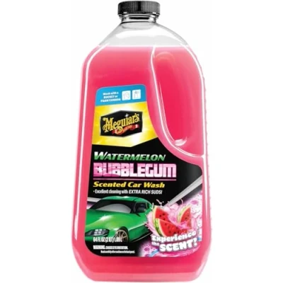 Image de Meguiar’s Shampooing Bubblegum Senteur Pastèque G250464EU, 1.89l BT