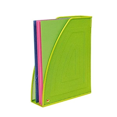 Image de Alba MESHMAG V Porte Revues en Métal Mesh Vert Anis