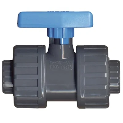 Image de Vanne Pression FF Ø50mm Matériau PVC Robuste et Durable Ouverture Fermeture Manuelle d&#039;une Conduite d&#039;Eau de Piscine ou d&#039;Arrosage Automatique Installation Facile Jardibric