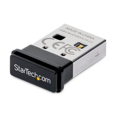 Image de StarTech.com Adaptateur USB BLUETOOTH 5.0 Clé pour PC/Clavier/Souris Dongle Mini Récepteur Casque (USBA V5 C2)