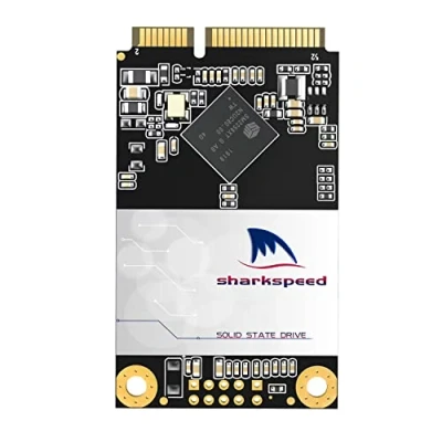 Image de S SHARKSPEED SSD 2To mSATA Disque Dur Interne Solid State Drive SATA III 6Go/s Mini 3D NAND,pour PC Ordinateurs Portables tablettes et PC(2To, mSATA)