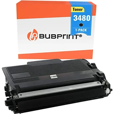 Image de Bubprint Cartouche de Toner Compatible pour Brother TN 3480 3430 DCP L5500DN HL L5000D L5100 L5100DN L5100DNT L5100DNTT L5200DW L6400DW MFC L5700DN L5750DW L6800DW Noir