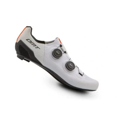 Image de DMT Mixte Sh10 Chaussures de Cyclisme sur Route, Blanc/Noir, 5 UK
