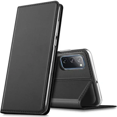 Image de Verco Etui pour Samsung Galaxy S20 FE, Coque Pochette Portefeuille Housse FE avec Magnétique Fonction Wallet Noir