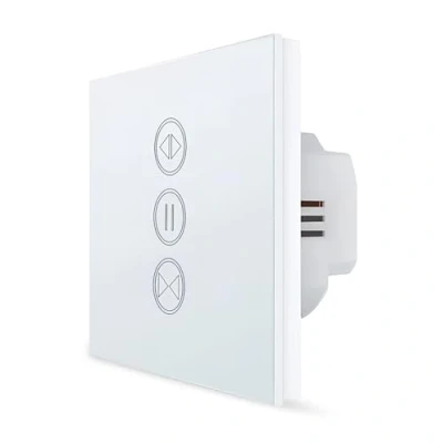 Image de LoraTap Interrupteur Volet Roulant Connecté, Ouverture Réglable, Commutateur Stores Rideau WiFi, Compatible avec Alexa Google Home pour Commande Vocale, Minuterie Intelligent Moteur Mural