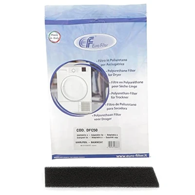 Image de Filtre mousse sèche linge Whirlpool Laden 481010354757 de qualité supérieure en polyuréthane