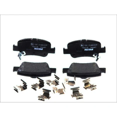 Image de TEXTAR 2466401 Jeu de plaquettes frein avec indicateur d&#039;usure accessoires TOYOTA: Auris Break, 5 portes, Corolla XI Berline